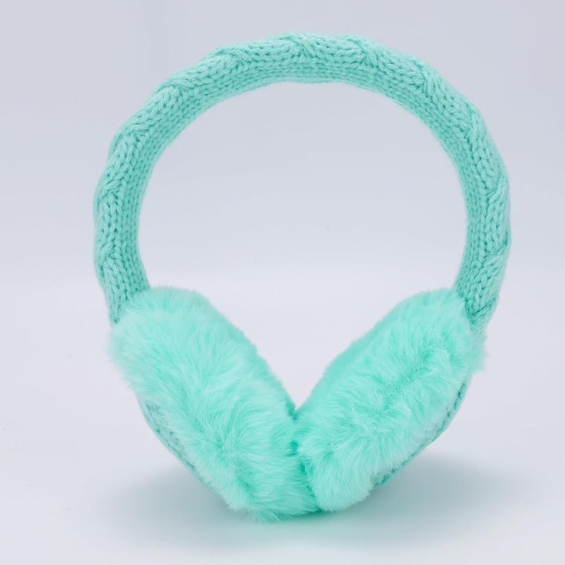 Ztl Kids Knit Earmuffs Winter Outdoor Plush Ear Warmers for Boys Girls 4-16 Years - Image 4